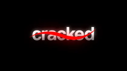 Cracked yazı animasyonu